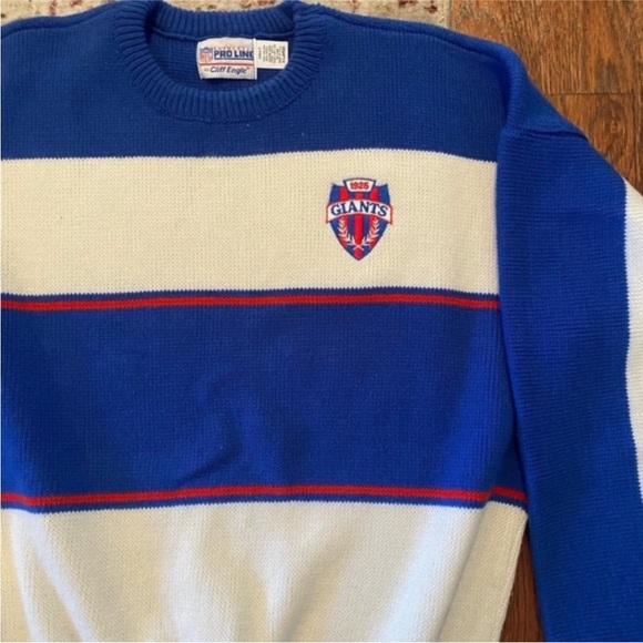 Rare!! Vintage Pro Line Cliff Engle Giants Sweater - Picture 2 of 3